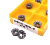 GatherTOOL 10 pièces/boîte RPMT08T2 RPMW1003 RPMT10T3 MOE VP15 Inserts en carbure Outils de Tournage RPMT 08T2 10T3 RPMW 1003 CNC Outils de Tour Outils de Coupe du métal (Size : RPMW 1003 VP15)