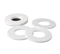 GatherTOOL 1PC OD18/24/25/32/35/38/43/45/50/55/57/60/65/70/75/80/85-190mm PTFE rondelle Plate Joint entretoise étanchéité Joint torique Bride Joints Blanc (Size : 102x57x3mm)