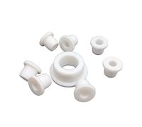 GatherTOOL Blanc 5mm à 28mm Rond Creux en Caoutchouc de Silicone oeillet Trou Bouchon Fil câble câblage protéger buissons Joints toriques Joint scellé (Color : White, Size : 22mm(Bore 12mm)-5pcs)