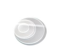 GatherTOOL Lentilles Plates Rondes en Verre Planus for Pince T6 L2 Lampe de Poche LED, diamètre 8/13 /14/15/ 18/20/ 25/28/ 30/32 /35/37 /40 /42mm, 1 pièce (Color : 1PC, Size : 32x1.4mm)