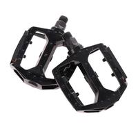 GATHINESS 1 Paire de Pédales de Vélo en Alliage D'aluminium Noir Style Billes Roulantes Doubles Confortables et Stables pour Vélo Urbain de Piste Adaptées aux Déplacements Quotidiens