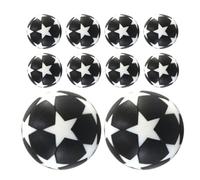 GATHINESS 10 Balles de Foot Miniatures en Plastique Motif Étoile, Haute Précision et Design Compact, Lot de 10 pour Pauses Bureau ou Décoration Maison