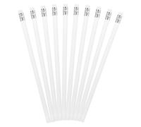 GATHINESS 10 Pièces Crayon à Bois Blanc pour Marquage et Écriture