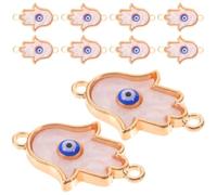 GATHINESS 10 Pièces Pendentif Bijou Œil du Démon Fête Création Bijoux | Breloque DIY pour Collier et Boucles, Fournitures de Bijoux Créatives