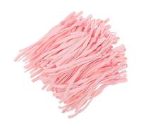 GATHINESS 100 Pièces Collier D’Identification Réglable pour -né Chiot | Rose, Coton à Bords Arrondis, Format 11, 80x0, 60x0, 10cm, Compatible Stylo Marqueur