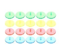 GATHINESS 100 Pièces Marqueurs de Position de Balle de Golf Ronds | Légers et Pratiques, Forme Ronde, Marquages Remplaçables, Usage Extérieur, pour Jouer au Golf Couleur Aléatoire