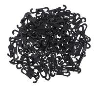 GATHINESS 100pcs Crochets en Plastique pour Housse de Siège Auto et Accessoires de Fixation, Compatibles Demi-couvertures, Usage Polyvalent L'habitacle de Voiture