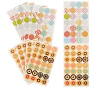 GATHINESS 1120 Autocollants de Renfort pour Trous Perforés en Papier, Adhésifs Décoratifs, Protection et Réparation pour Feuilles Mobiles Bureau et Loisirs Créatifs