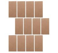 GATHINESS 12 Pièces Mini Bloc-notes de Poche en Papier Kraft Khaki pour Planification et Gestion du Temps, Portable et Pratique, pour L'éducation Présents D'anniversaire