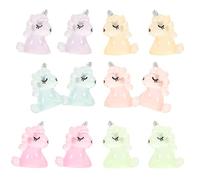 GATHINESS 12pcs Mini Décor en Résine Phosphorescent pour Micro Paysage, Figurines Cartoon Pratiques et Mignonnes, pour Décorations DIY et Ambiance Nocturne Couleur Couleur Aléatoire