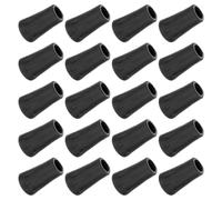 GATHINESS 15 Pièces Embouts de Bâtons de Randonnée Trou 11 MM Noir, en | Antidérapants, Pose et Retrait Rapides, Compatibilité, Absorption des Chocs, pour Extérieur Humide