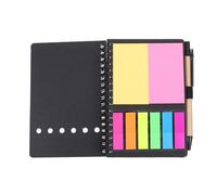 GATHINESS 1ensemble Carnet à Spirale avec Stylo Set Cahier de Texte Bloc Note Adhésif Étanche pour Planification Hebdomadaire et Mensuelle Bureau École Usage Portable