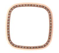 GATHINESS 1pièce Coque de Protection Écran Montre Anti-Rayures Compatible Montre Connectée Sense Coque Transparente Rose Doré avec Protection Complète et Découpes Précises Housse Résistante