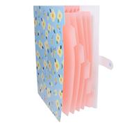 GATHINESS 1pièce Dossier de Bureau Multi-couches à Motifs Floraux Porte-documents Pratique pour Étudiants et Professionnels Trieur Accordéon pour Rangement Papier et Fichiers Quotidien