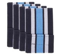 GATHINESS 2 Paires de Bandes Élastiques pour Pantalon de Vélo Bleu, Ceinture Tressée Élastique pour Activités de Plein Air, Maintien Ajusté et Protection