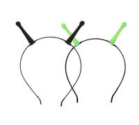 GATHINESS 2 Pièces Bandeau Extraterrestre en Plastique Léger pour Halloween, Accessoire Cheveux Cosplay Facile à Porter, pour Fêtes Masquées et Ambiance Festive
