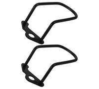 GATHINESS 2 Pièces Capot de Dérailleur Arrière en Fer Noir pour VTT, Protège-chaîne Robuste Support Supplémentaire, pour Protéger Le Sélecteur de Vitesse sur Vélo de Montagne