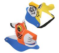GATHINESS 2 Pièces Chapeau Animal en Écume, Tigre et Léopard | Accessoire de Fête Cartoon, Usage Parent-garçon et Filles, Photo Prop, pour Jeu de Rôle et Décoration D'anniversaire