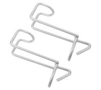 GATHINESS 2 Pièces Crochet de Box pour Chevaux, Support de Bride et Seau | Argenté, à Suspendre Simultanée, Limite Glissement et Chute, Usage Écurie, Portable