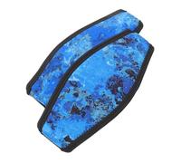 GATHINESS 2 Pièces Housse de Sangle de Masque Néoprène Double Couche | Protection Capillaire, Limite les Nœuds et Retient Débris, Format Compact, Coloris Lumineux