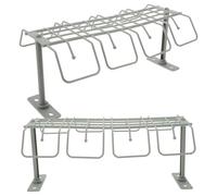 GATHINESS 2 Pièces Organiseur de Câbles en Plastique Vert, Panier Suspendu | Montage sans Perçage, pour Blocs D’adaptateur et Parasurtenseurs, Bureau à Domicile ou Poste de Travail