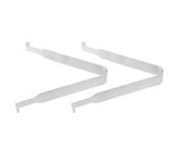 GATHINESS 2 Pièces Pince pour Panier Vapeur Portable en Acier Inoxydable | Outil de Feu de Camp, Usage Backpacking et Urgence, Argenté, Réutilisable, Nettoyage Facile, Eau Résistante