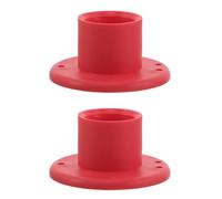 GATHINESS 2 Pièces Tee de Golf Réutilisable en Caoutchouc Rouge 1 Pouce | Stabilité Exceptionnelle, Compatibilité Polyvalente, Usage en Transition et Entraînement, pour Débutantes et Femmes