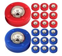 GATHINESS 20 Pièces Accessoires pour Palets de Jeu de Table en Acier et Plastique, Compatibles Multifonctions pour Jeux de Société sur Table et Lieux de Divertissement