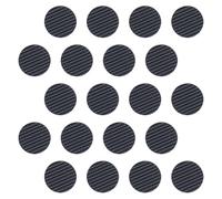 GATHINESS 20 Pièces de Grips de Médiators en Caoutchouc Noir Auto-adhésifs Antidérapants pour Guitare, Accessoires Pratiques pour Éviter la Chute des Médiators