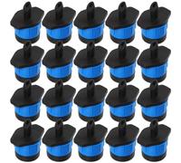 GATHINESS 20 Pièces Goutteurs D’Irrigation Goutte à Goutte Extérieurs en Plastique Noir, Réglables, pour Plantes, Jardinage, Arrosage Uniforme et Économe en Eau