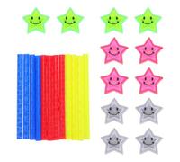 GATHINESS 24 Pièces Autocollants Réfléchissants, PVC Coloré, Sécurité | Décorations Brillantes, Surface Visible en Faible Lumière, Usage sur Vélos et Trottinettes à Rayons