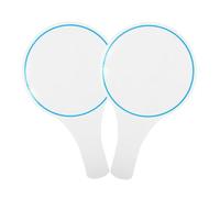 GATHINESS 2pcs Mini Tableaux Blancs Effaçables à Sec en Mousse Bleu et Blanc, Planche à Pagaie Sûre et Polyvalente pour Vote et Notation des Juges