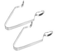 GATHINESS 2pcs Pinces à Escargots en Acier Inoxydable, Poignée Confortable, Design Simple, pour Fruits et Coquillages, Utilisation à Domicile Restaurant