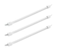 GATHINESS 3 Pièces Élément Chauffant Infrarouge en Quartz Blanc 26cm pour Radiateur, Tube de Quartz Électrique, Installation Facile et Faible Consommation D'énergie pour Petits Espaces