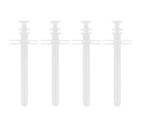 GATHINESS 4 Pièces Distributeur de Remède à Pression, Embout Souple | PP et Silicone, Corps Transparent Léger, Dosage Précis, Usage Vétérinaire Après Chirurgie