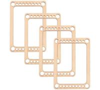 GATHINESS 4 Pièces Mini Planche à Tisser en Bois Beige pour Projets de Tissage Polyvalents Expérience de Tissage Fluide, pour Artisanat Mobile