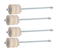 GATHINESS 4 Pièces Outil D'entretien de Guitare Serrage-joint en Métal et Bois, Protection Rembourrée, Installation Rapide pour Réparation de Fissures Lors de Concerts ou Répétitions