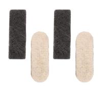 GATHINESS 4 Pièces Plaquette de Remplacement du Catalyseur en Platine pour | Fibre Céramique, Chauffe Rapide et Démarrage Simple, Format Portable, Usage Voyage et Activités Hivernales