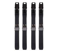 GATHINESS 4 Pièces Sangle de Patin à roulettes Boucle en Nylon Noir, Compatible Large, Légère et Portable, Sorties de Roller en Plein Air