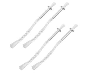 GATHINESS 4pcs Mèches de Lampe à Huile en Coton Tête en Fer, Mèche Plate pour Lampe à Pétrole, pour Comptoir et Jardin, Remplacement et Solide