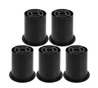 GATHINESS 5 Pièces Tube Évent pour Caisson de Basses Noir en Plastique 70mm X 88mm pour Enceintes de Scène Professionnel Suppression des Résonances et Interférences