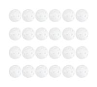 GATHINESS 50 Balles de Golf Évidées Blanches en Plastique Légères pour Entraînement Pratique Vol Équilibré, pour Swing et Practice Golf Intérieur et Extérieur