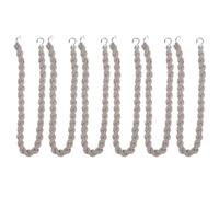 GATHINESS 6 Pièces Sangle Élastique avec Crochets en Alliage D'aluminium, Corde de Fixation Kaki en Polyester pour Activités de Plein Air, Maintien du Pantalon aux Bottes