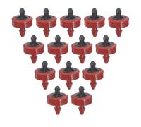 GATHINESS 60 Pièces Goutteur D’Irrigation Goutte à Goutte en Plastique Rouge Débit 2l Anti-Obstruction Répartition Uniforme de L’Eau pour Arbres Fruitiers et Vergers Domestiques Cours