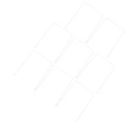 GATHINESS 8 Arceaux de Croquet en Métal Blanc pour Jeu de Jardin | Pièces de Rechange pour Croquet, Guichets en Fer, Usage Intérieur et Pelouse Familiale