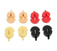 GATHINESS 8 Pièces Sourdine en Caoutchouc pour Violon, Flexible et Adaptée Chevalet, Silencieux pour Débutants, Accessoire Pratique pour Entraînement et Performance