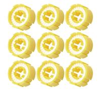 GATHINESS 9 Pièces Pilules de Rechange pour Gilets de Sauvetage Gonflables Activation Double, Légères en Plastique Jaune, Accessoires pour Sports Nautiques et Activités Aquatiques