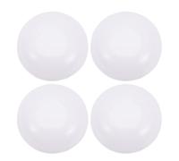 GATHINESS Abat-jour de Plafonnier LED Rond en Pvc Blanc, Lot de 4, Éclairage Confortable et Résistant la Déformation, pour Balcons et Couloirs Minimalistes