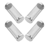 GATHINESS Acier Inoxydable Crépine D'aspiration D'aquarium Noir 4 Pièces | Accessoires pour Filtres D'aquarium, Filtre Aspiration de Protection Aquarium, Écran de Filtre Aquarium