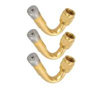 GATHINESS Adaptateur D'extension de Vanne en Cuivre 3pcs Embout Courbé à 45 Degrés pour Accès Facile aux Valves Profondes de Pneus de Voiture